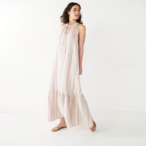 Nine West Tiered Peasant Maxi Dress